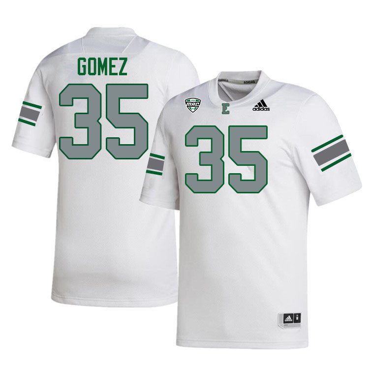 Eastern Michigan Eagles #35 Jesus Gomez College Football Jerseys Stitched Sale-White